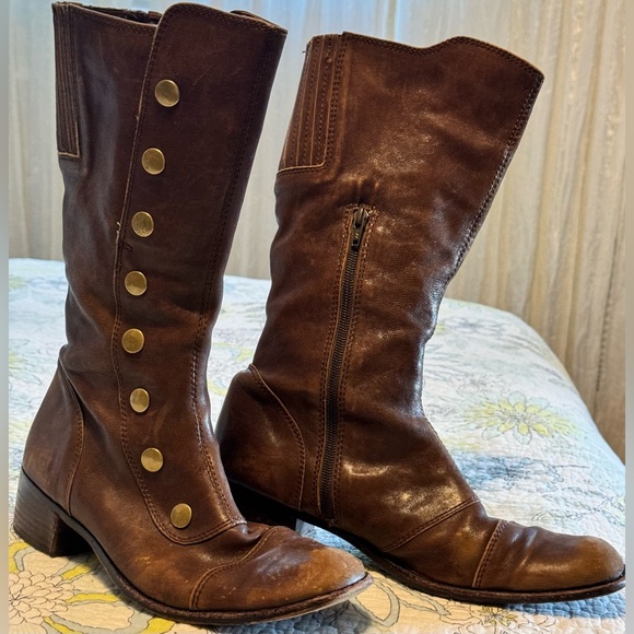 Jessica Bennet leather boots - Picture 1 of 11
